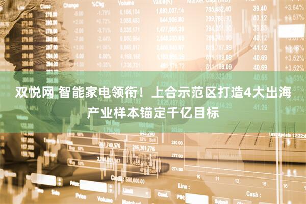 双悦网 智能家电领衔！上合示范区打造4大出海产业样本锚定千亿目标