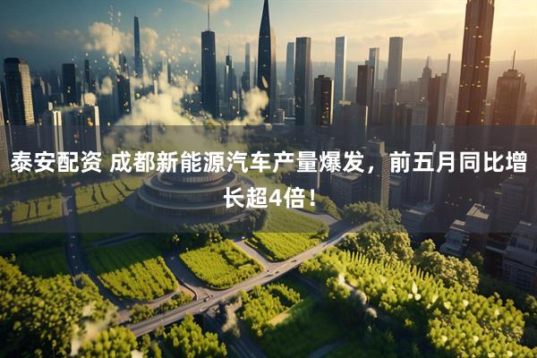 泰安配资 成都新能源汽车产量爆发，前五月同比增长超4倍！